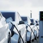 Ideal EV charging station setup in a high-traffic area with power access and nearby facilities